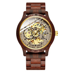 Classic Men's Mechanical Wooden Watch